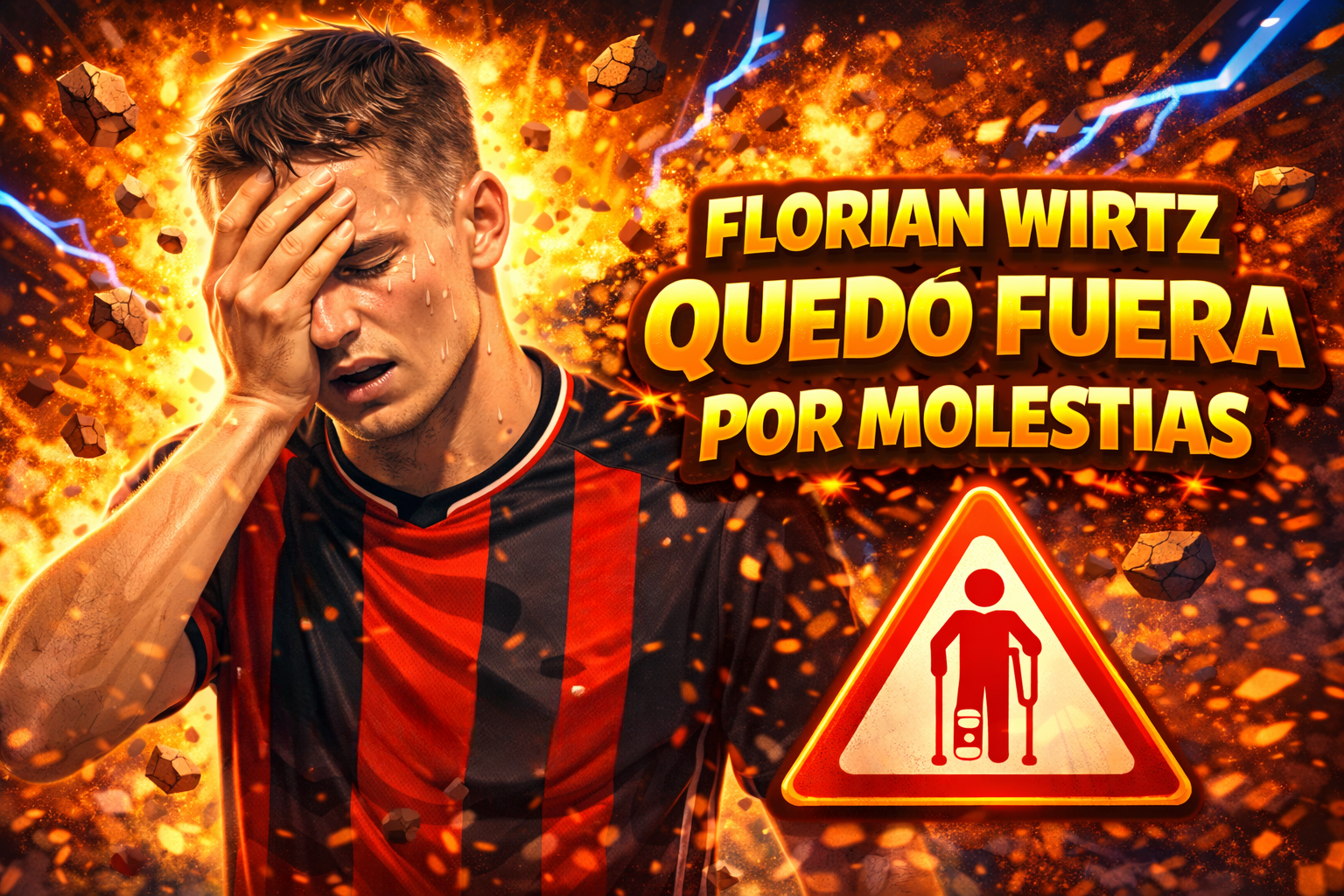 Florian Wirtz quedó fuera por molestias